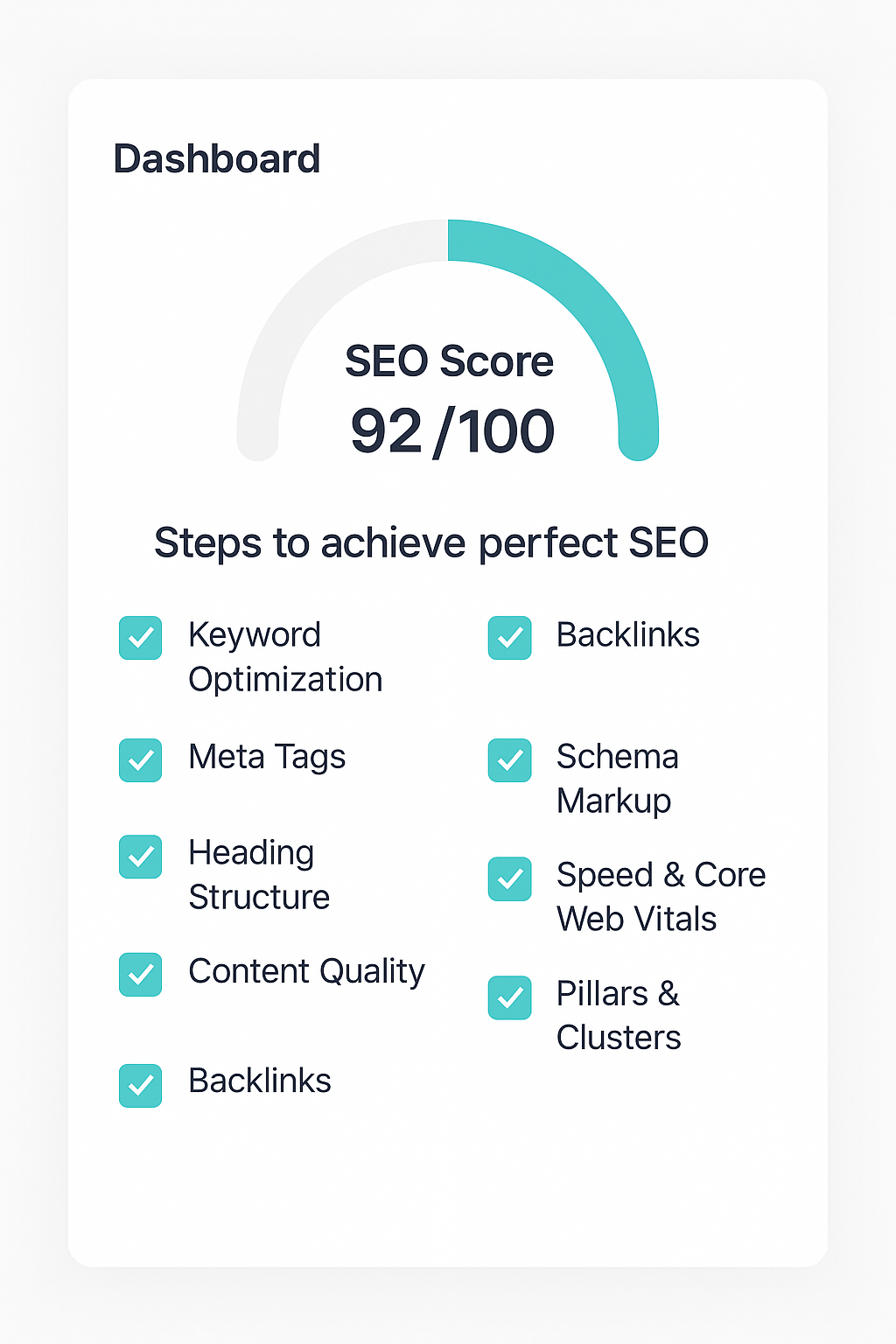 SEO Analytics Dashboard