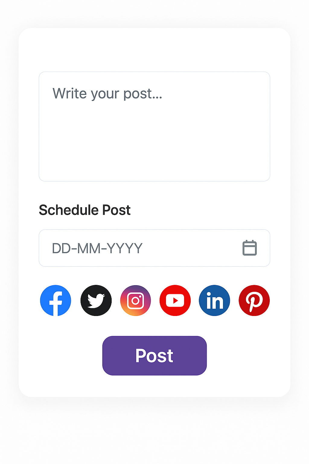 Social Campaigns Dashboard