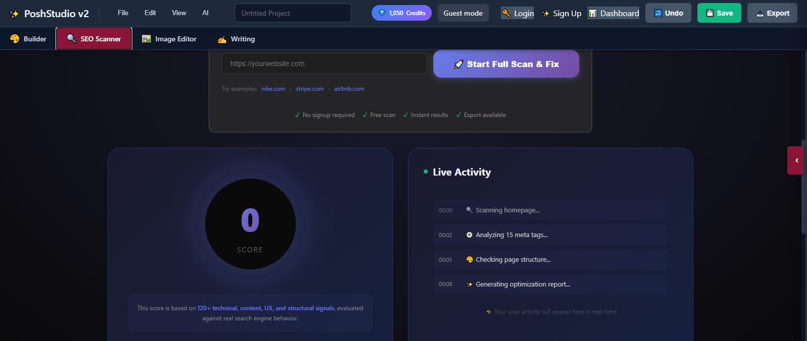 Introducing Posh Builder AI: An AI-Powered Platform Built for Creators, Builders, and Modern Businesses
